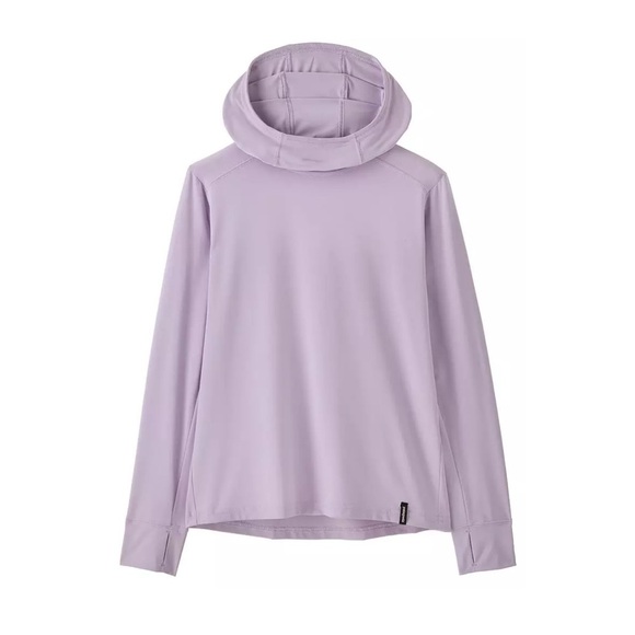 Patagonia Kids' Medium Capilene Silkweight Hoodie Foxglove Purple NWT UPF 40 - Picture 2 of 7